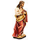 Sacred Heart of Jesus statue in wood, Val Gardena s4