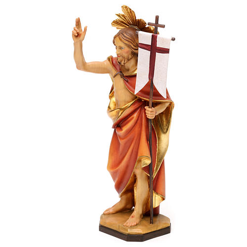 Resurrection of Christ statue in wood, Val Gardena 3