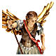 Saint Michael The Archangel statue with scales in Valgardena wood s2