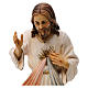 Merciful Jesus in wood from Valgardena s2