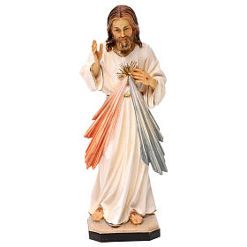Divine Mercy Jesus statue, in Valgardena wood