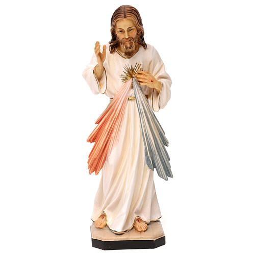 Divine Mercy Jesus statue, in Valgardena wood 1