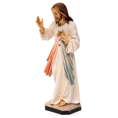 Divine Mercy Jesus statue, in Valgardena wood 3