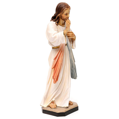 Divine Mercy Jesus statue, in Valgardena wood 4