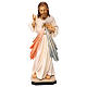 Divine Mercy Jesus statue, in Valgardena wood s1