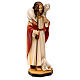 Jesus the Good Shepherd statue in wood, Val Gardena s4