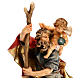 St. Christopher with child statue in wood, Val Gardena s2