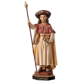 St. James the pilgrim statue in wood, Val Gardena