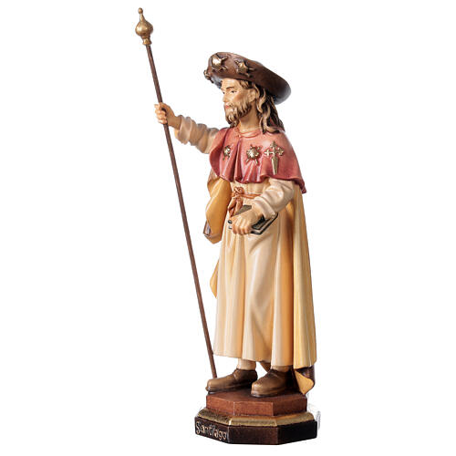 St. James the pilgrim statue in wood, Val Gardena 2