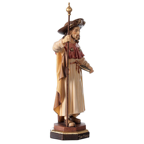 St. James the pilgrim statue in wood, Val Gardena 3