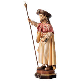 Saint James The Greater statue, in Valgardena wood
