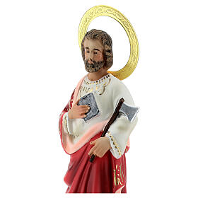 Saint Judas 20 cm pâte à bois déc. Élégante