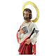St Judas wood pulp statue 20 cm, elegant finish s2