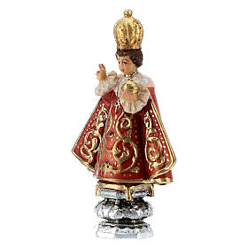 Enfant Jésus de Prague Val Gardena peint 8 cm