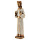 Holy Heart of Jesus statue with white robes 20 cm Bethleem nuns s3