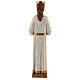 Holy Heart of Jesus statue with white robes 20 cm Bethleem nuns s5