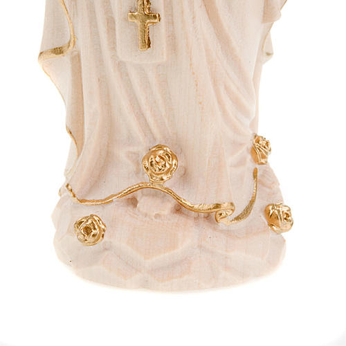 Our Lady of Lourdes, natural wood 4