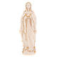 Vierge de Lourdes bois naturel 20cm s5