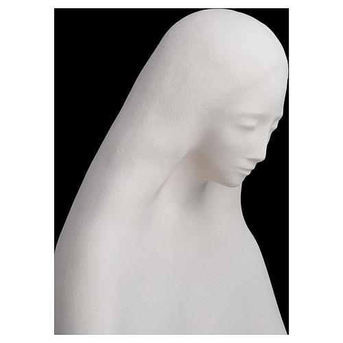 Statua argilla Madonna dell'Accoglienza 50 cm 5