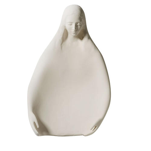 Mary with open arms in fireclay 100 cm 1