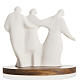 Mary and family with wooden base 18,5 cm s5