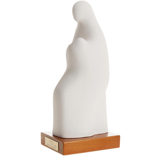 Estatua arcilla refractaria Maternidad estilizada 27cm 4
