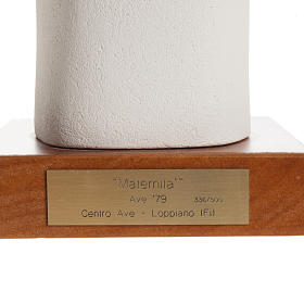 Statue in porcellana e argilla: Statua argilla refrattaria Maternità stilizzata 27 cm