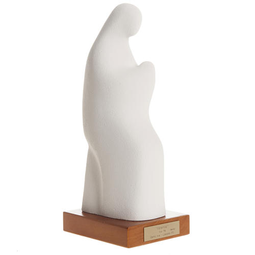 Statua argilla refrattaria Maternità stilizzata 27 cm 3