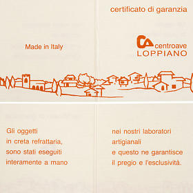 Madonna del Buon Cammino argilla con base s6