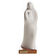 Statua Madonna della neve argilla su base s2