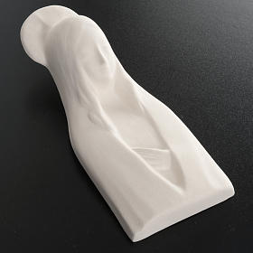 Statue Vierge de l'annonciation argile 24 cm s3