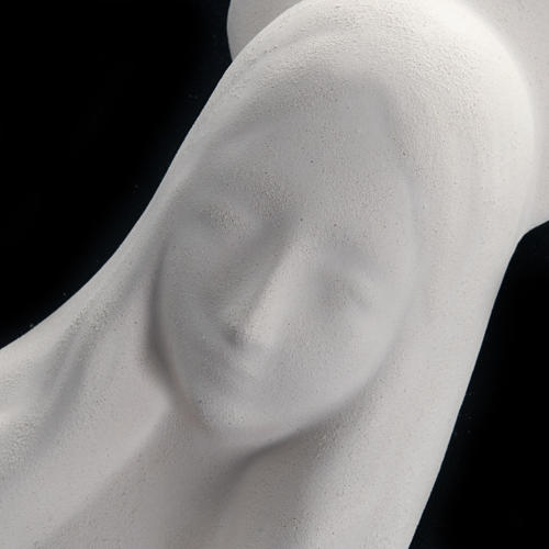 Statua argilla Madonna Annunziata 24 cm 4