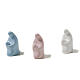 Madonna con bimbo terracotta lucida 6 cm s2