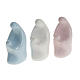 Madonna con bimbo terracotta lucida 6 cm s3