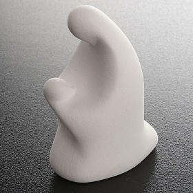 Notre Dame stylisée terre cuite 6 cm s3