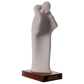 The Good Shepherd statue in fire clay s4