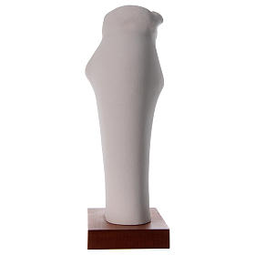 Statue Bon Pasteur argile réfractaire s5