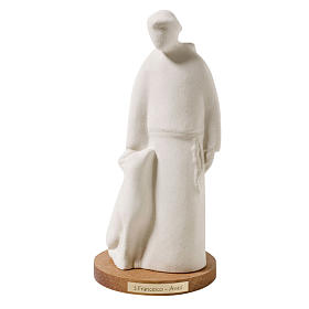 Statue Saint François argile réfractaire