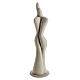 Embrace, stylised statue in porcelain s1