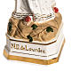 Our Lady of Lourdes ceramic statue with golden decoration, 50 cm s4