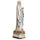 Our Lady of Lourdes ceramic statue with golden decoration, 50 cm s5