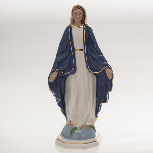 Estatua Virgen Milagrosa 18,5 cm cerámica 1