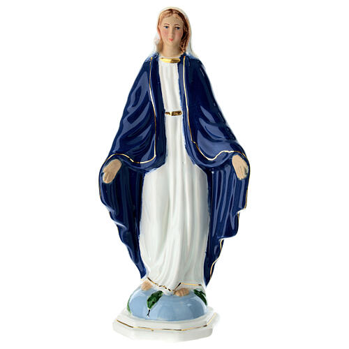 Estatua Virgen Milagrosa 18,5 cm cerámica 1