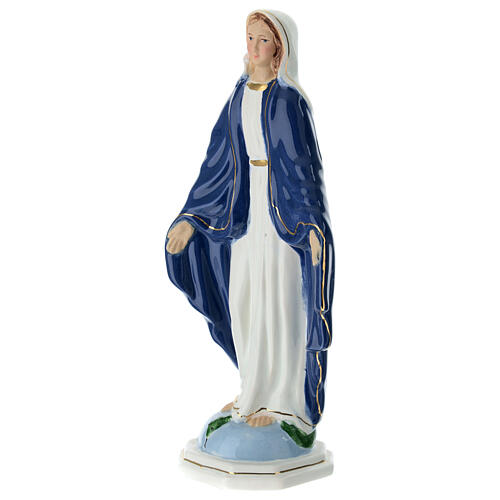 Estatua Virgen Milagrosa 18,5 cm cerámica 2
