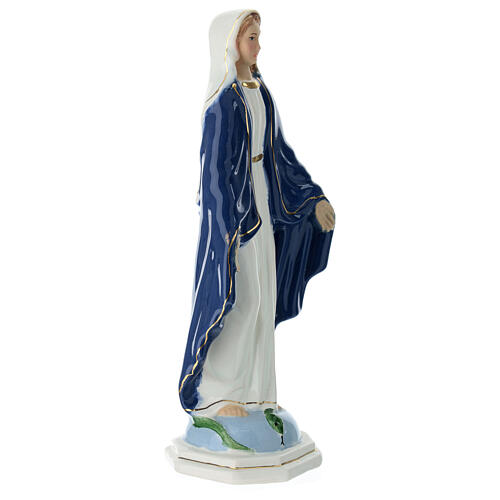 Estatua Virgen Milagrosa 18,5 cm cerámica 3