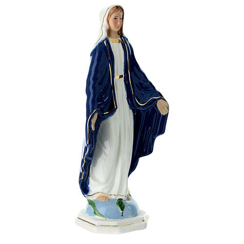 Statue Vierge Miraculeuse 18,5 cm céramique 4