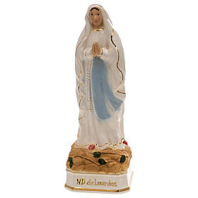Estatua N.S. De Lourdes 16 cm cerámica