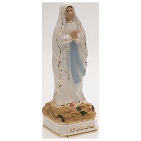 Statue Notre Dame de Lourdes 16 cm céramique