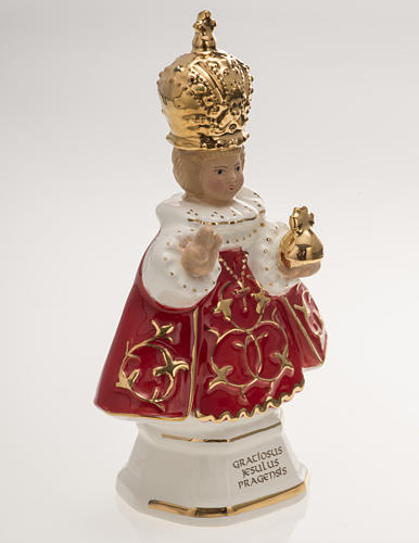 Niño Jesús de Praga cerámica 16 cm 2