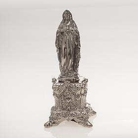 Estatua cerámica platino Sagrado Corazón Maria sob